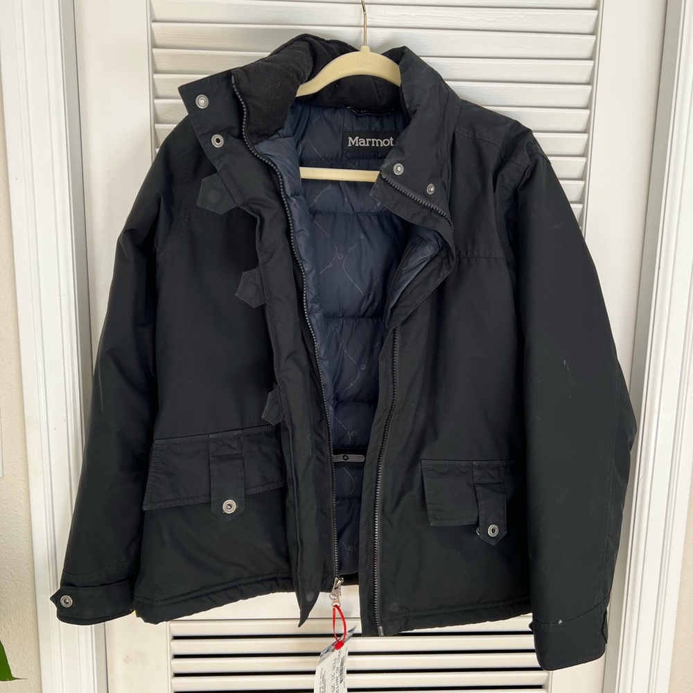 Marmot Women’s Black Goose Down Ski/Snow Jacket